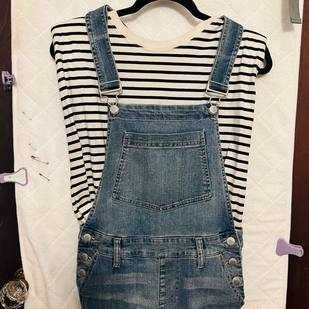 Denim overalls